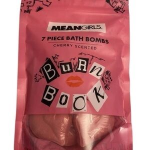 3/$25 Mean Girls Pink 7 Piece Bath Bomb Set